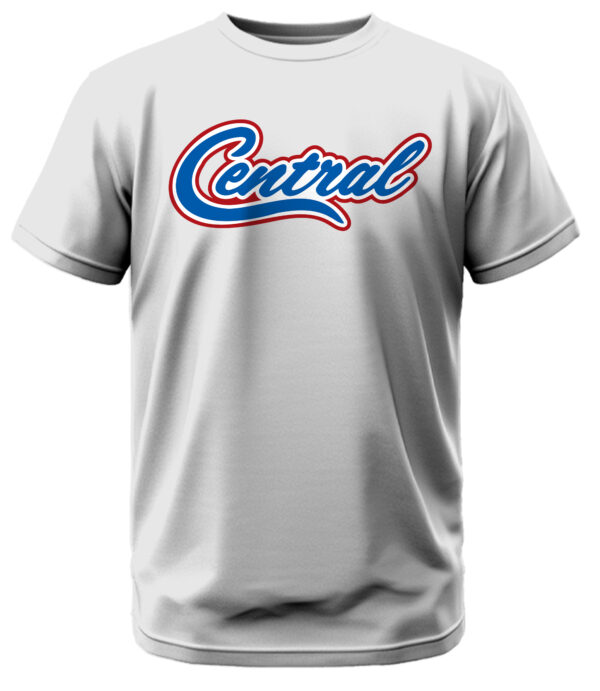 Central Cursive Design T-Shirt - Image 3