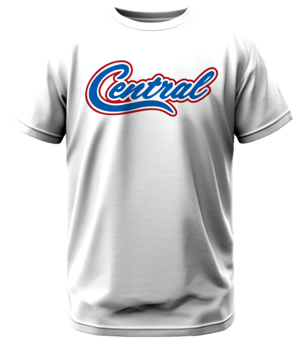 Central Cursive Design T-Shirt - Image 2