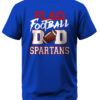 Spartans Flag Football Dad w/Red Outline T-Shirt