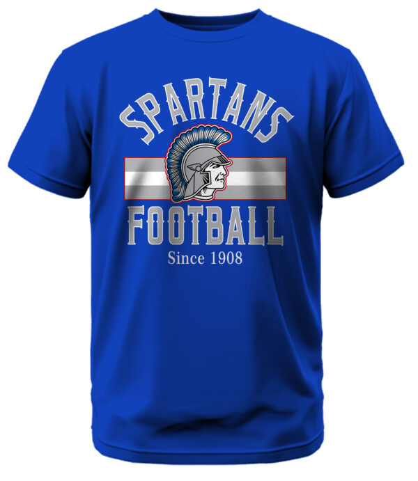 Spartans Football Western Retro Font T-Shirt
