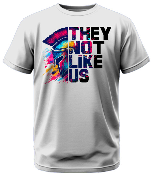 Spartan Head They Not Like Us T-Shirt - Image 3