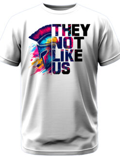 Alternative view of Spartan Head They Not Like Us T-Shirt