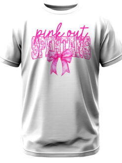 Alternative view of Spartans Pink Out T-Shirt