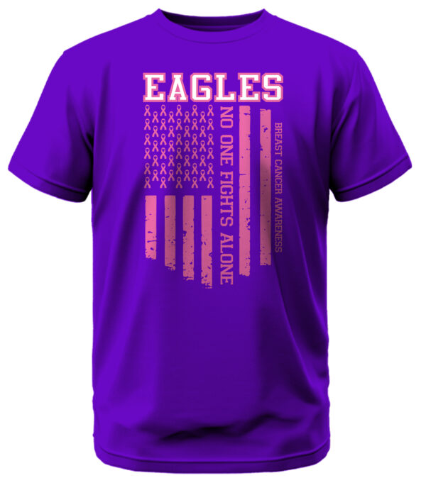 Southwest Eagles Breast Cancer Awareness Flag T-Shirt