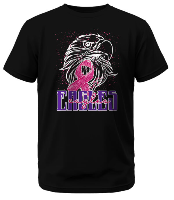 Southwest Eagles Breast Cancer Awareness Ribbon T-Shirt - Image 4