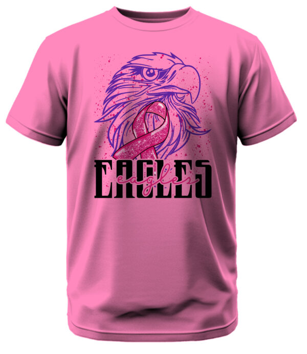 Southwest Eagles Breast Cancer Awareness Ribbon T-Shirt - Image 5
