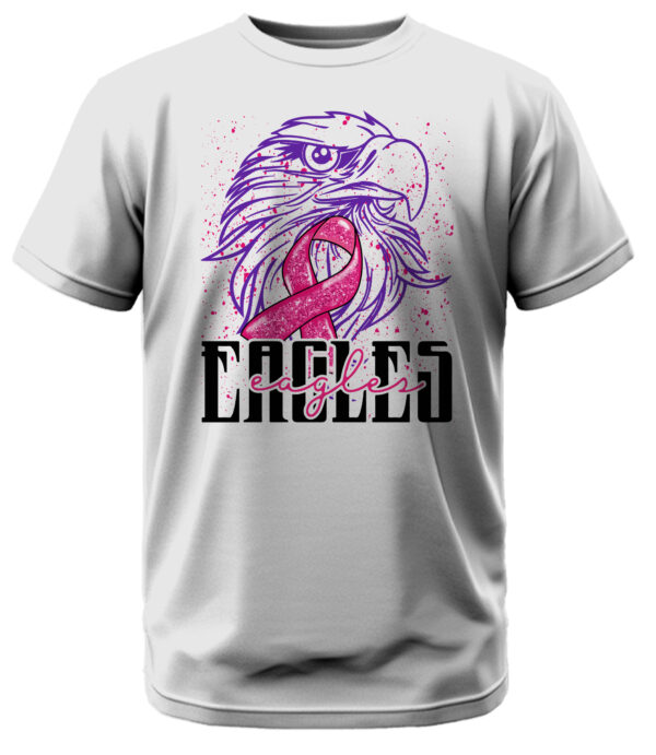 Southwest Eagles Breast Cancer Awareness Ribbon T-Shirt - Image 3
