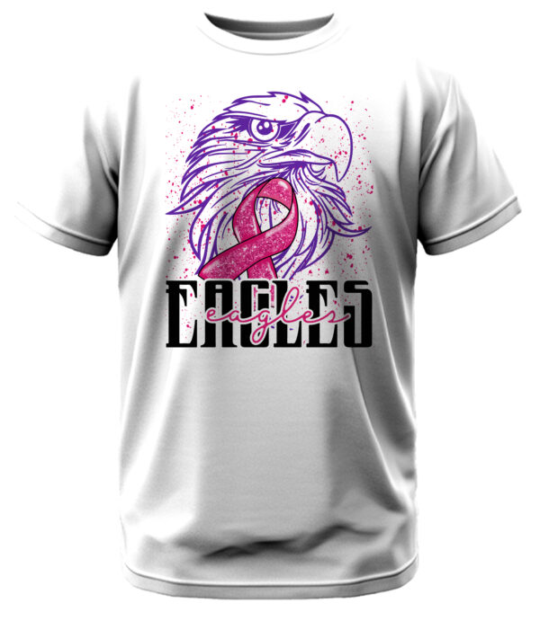 Southwest Eagles Breast Cancer Awareness Ribbon T-Shirt - Image 2