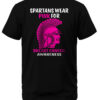 Spartans Wear Pink for Breast Cancer Awareness T-Shirt