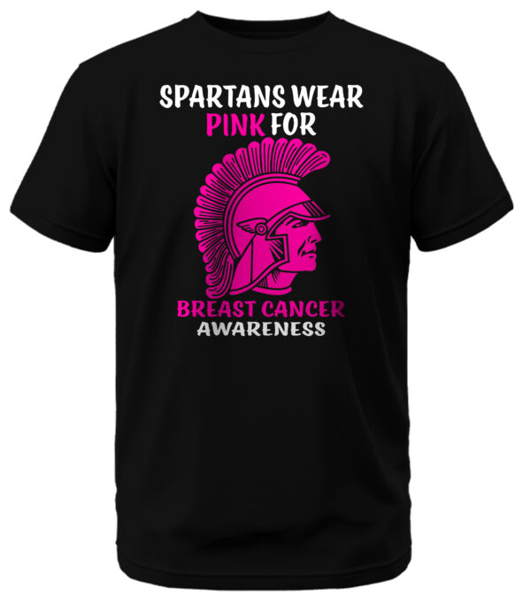 Spartans Wear Pink for Breast Cancer Awareness T-Shirt