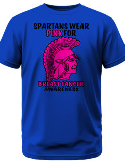 Alternative view of Spartans Wear Pink for Breast Cancer Awareness T-Shirt