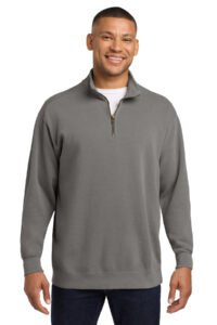 Alternative view of COMFORT COLORS  ®  Ring Spun 1/4-Zip Sweatshirt. 1580