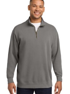 Alternative view of COMFORT COLORS  ®  Ring Spun 1/4-Zip Sweatshirt. 1580