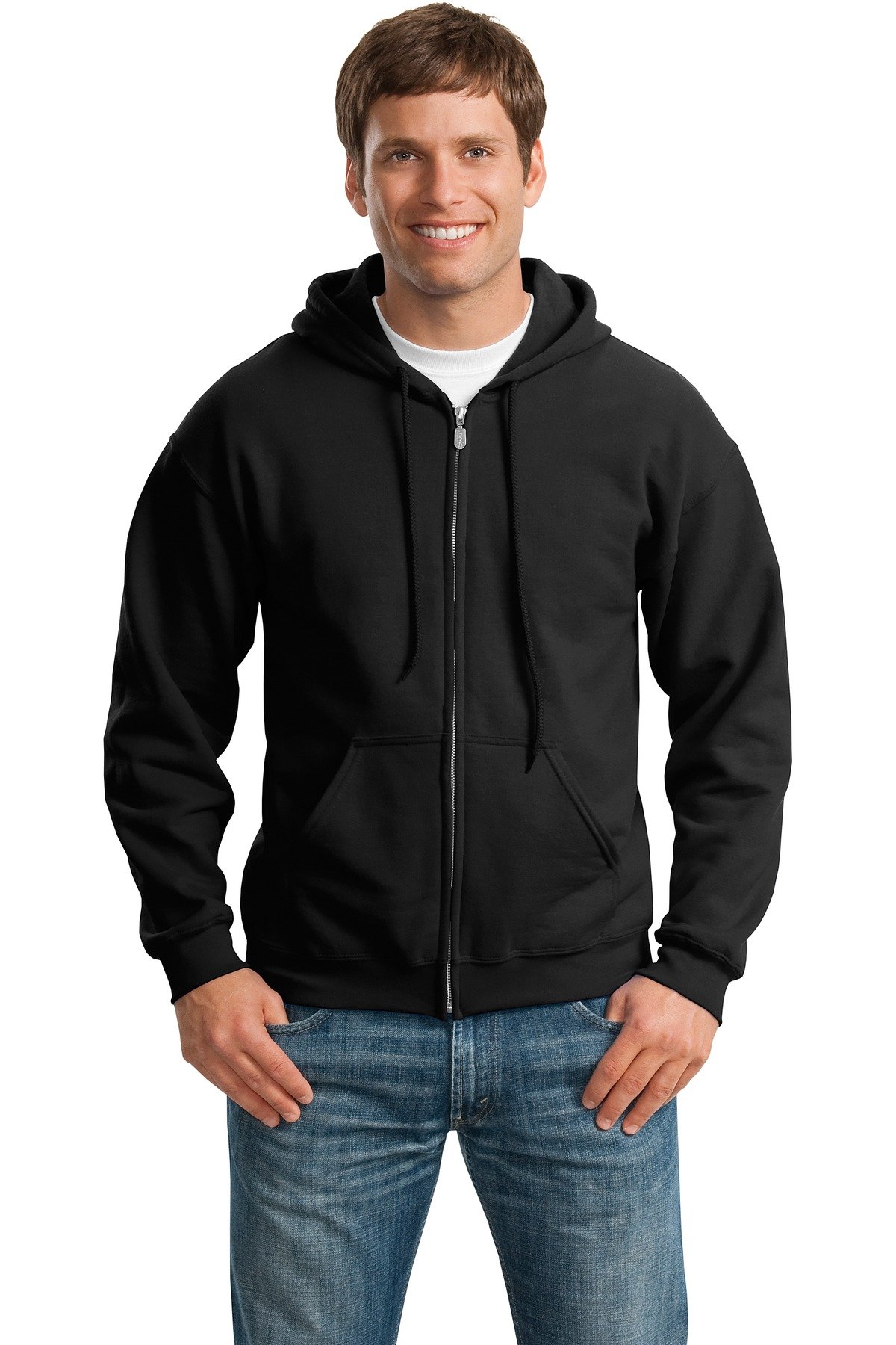 Gildan ® - Heavy Blend Full-Zip Hooded Sweatshirt. 18600 - Image 4
