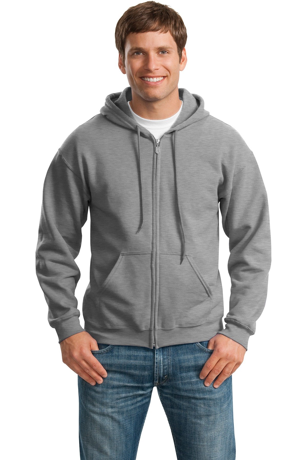 Gildan ® - Heavy Blend Full-Zip Hooded Sweatshirt. 18600 - Image 3
