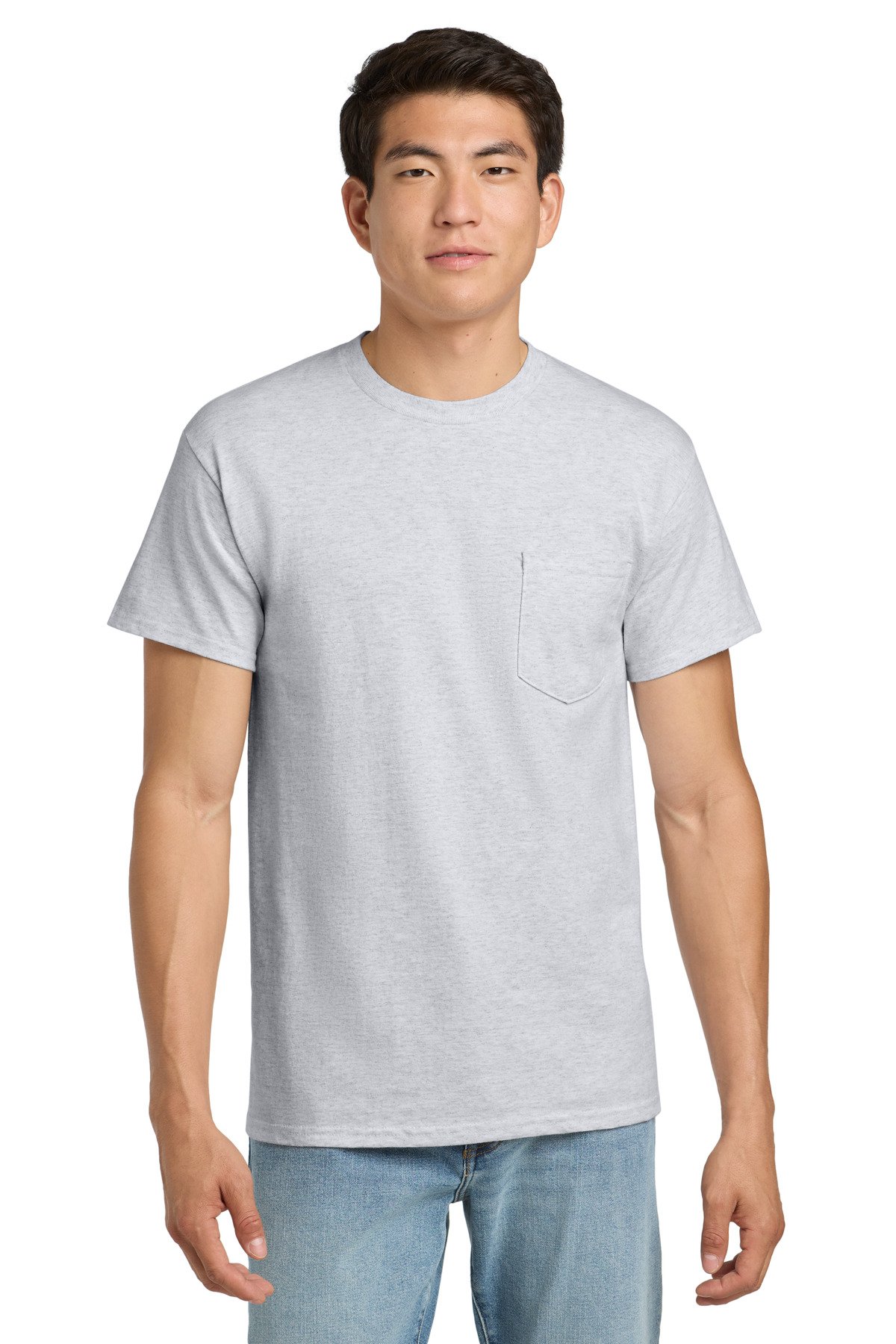 Gildan ® - Ultra Cotton ® 100% US Cotton T-Shirt with Pocket. 2300 - Image 2