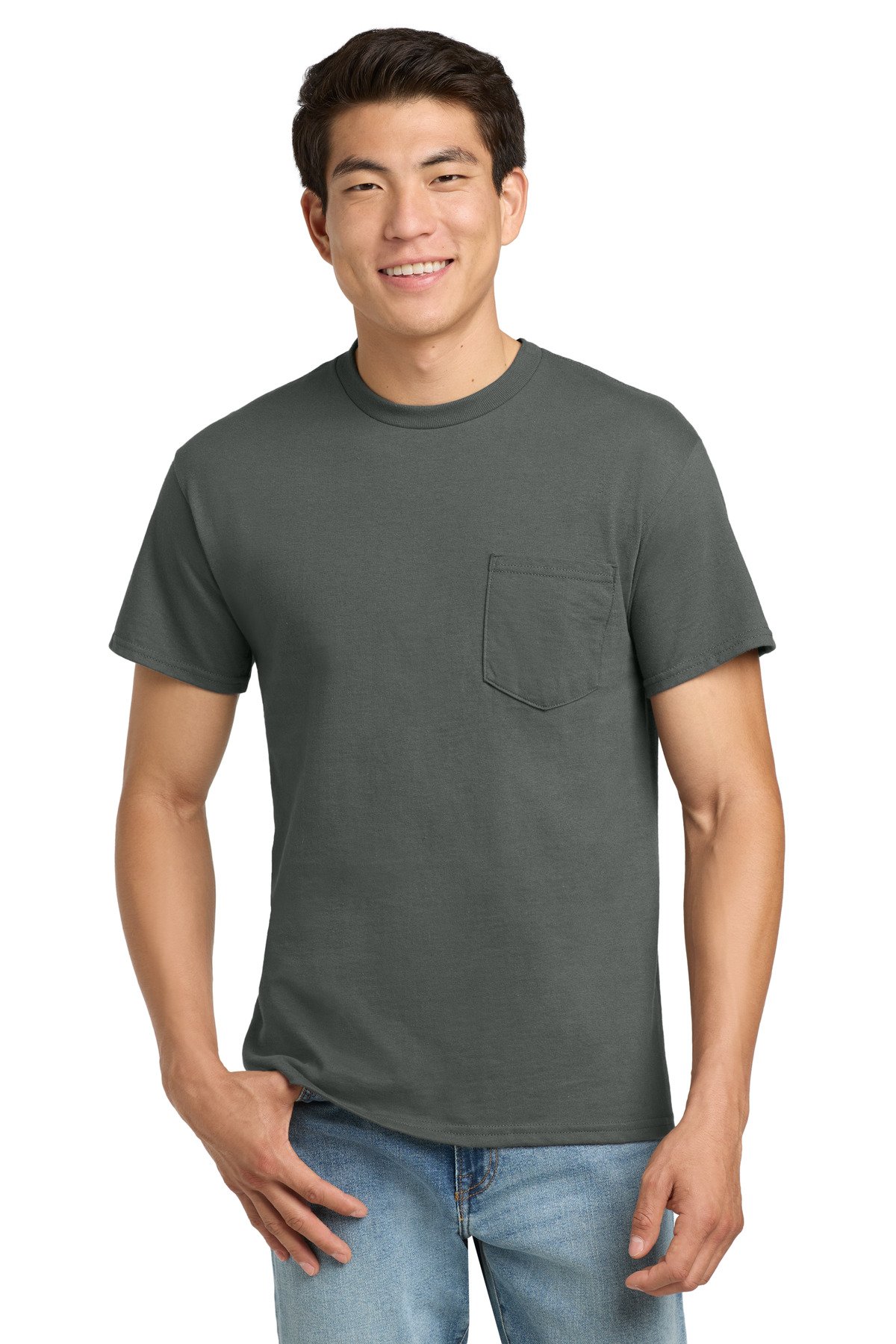 Gildan ® - Ultra Cotton ® 100% US Cotton T-Shirt with Pocket. 2300 - Image 13