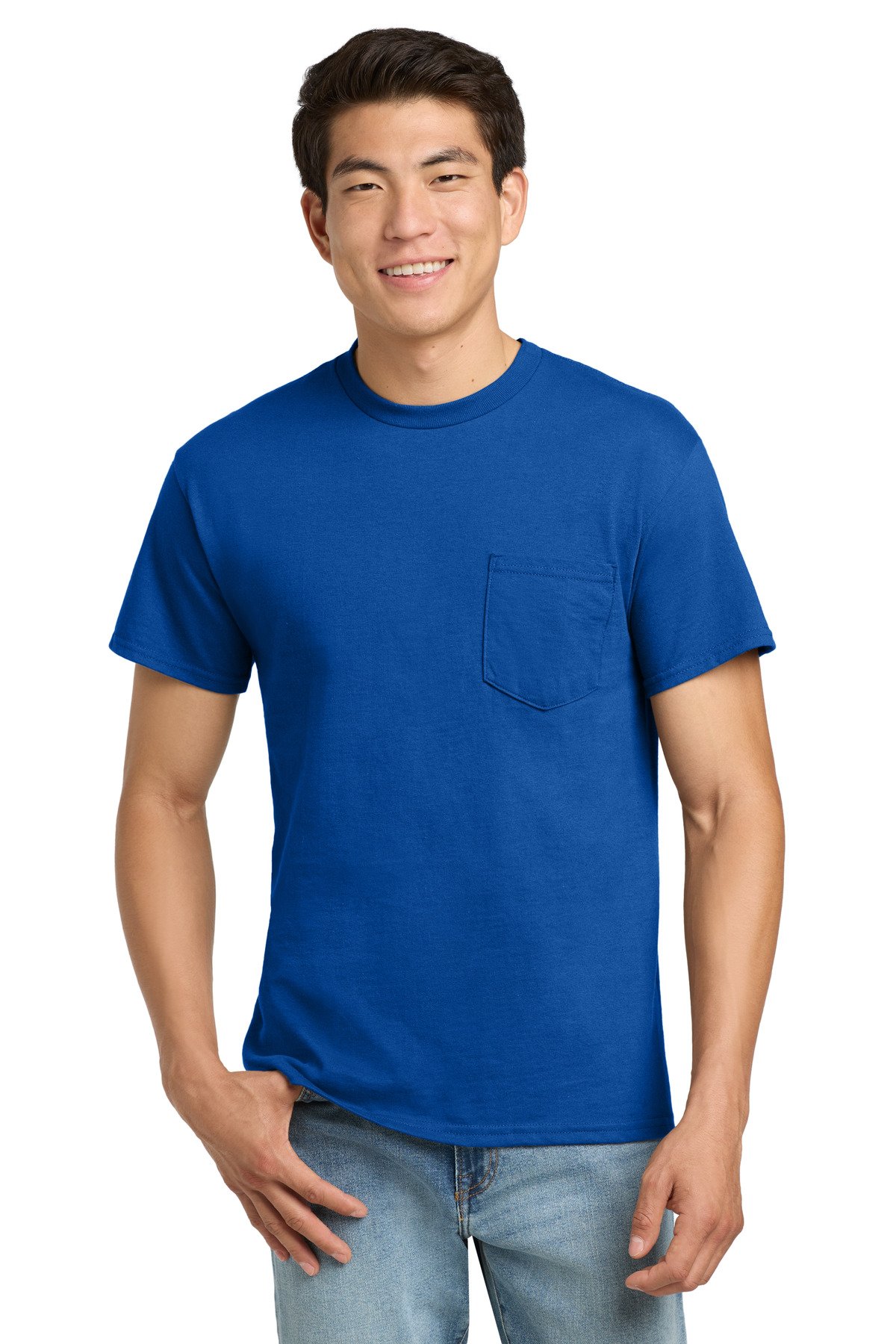 Gildan ® - Ultra Cotton ® 100% US Cotton T-Shirt with Pocket. 2300 - Image 11