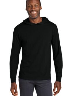 Alternative view of Jerzees Classics ™  Unisex Cotton Long Sleeve Hooded T-Shirt 363LH