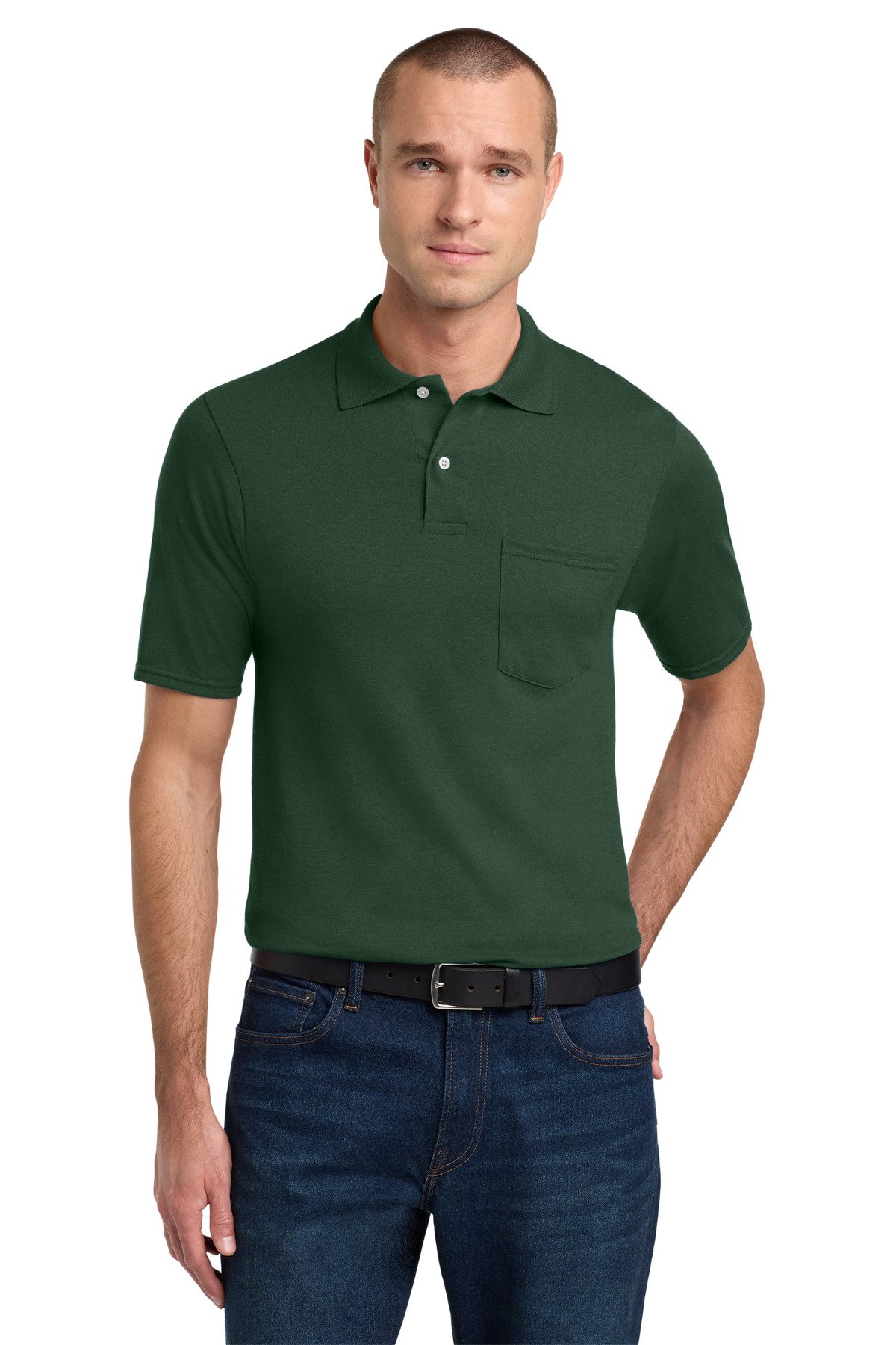 Jerzees ® Dri-Power ® Pocket Sport Shirt. 436MP - Image 5