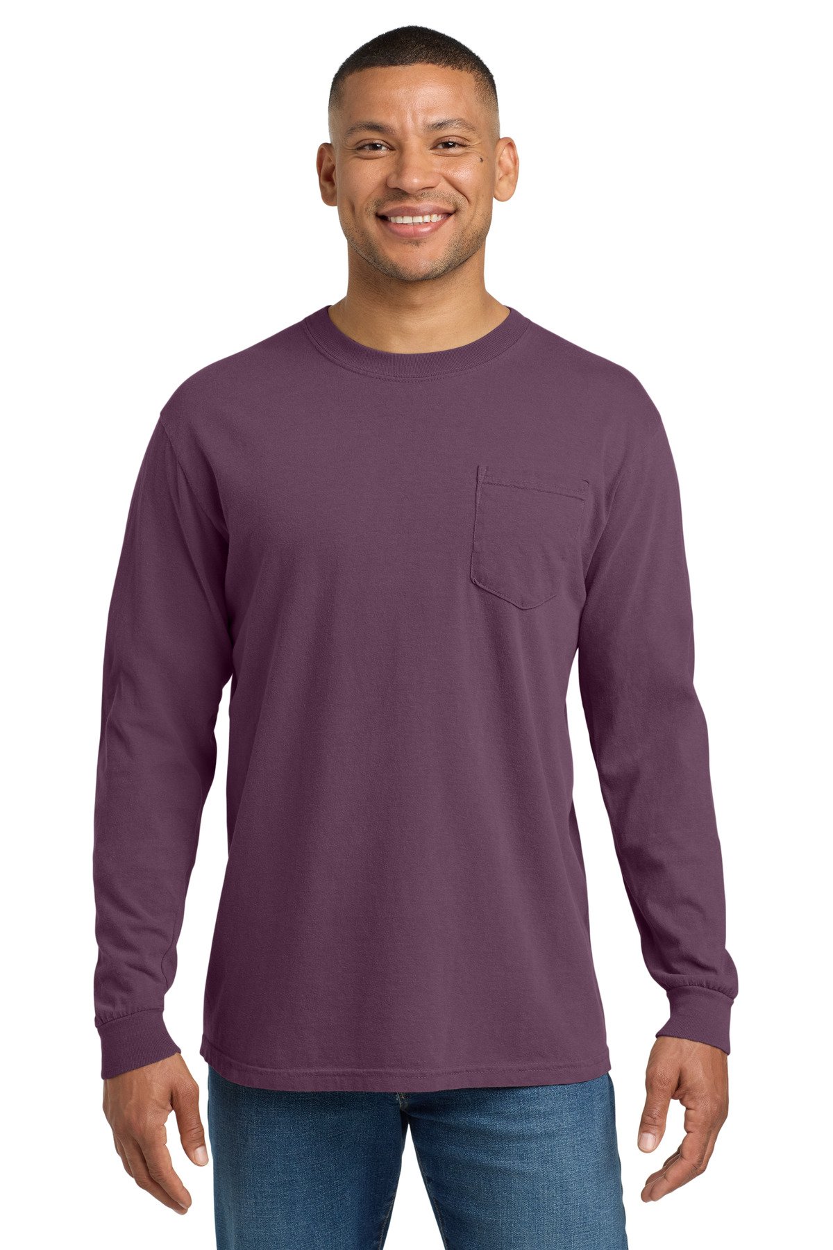 COMFORT COLORS ® Heavyweight Ring Spun Long Sleeve Pocket Tee. 4410 - Image 16
