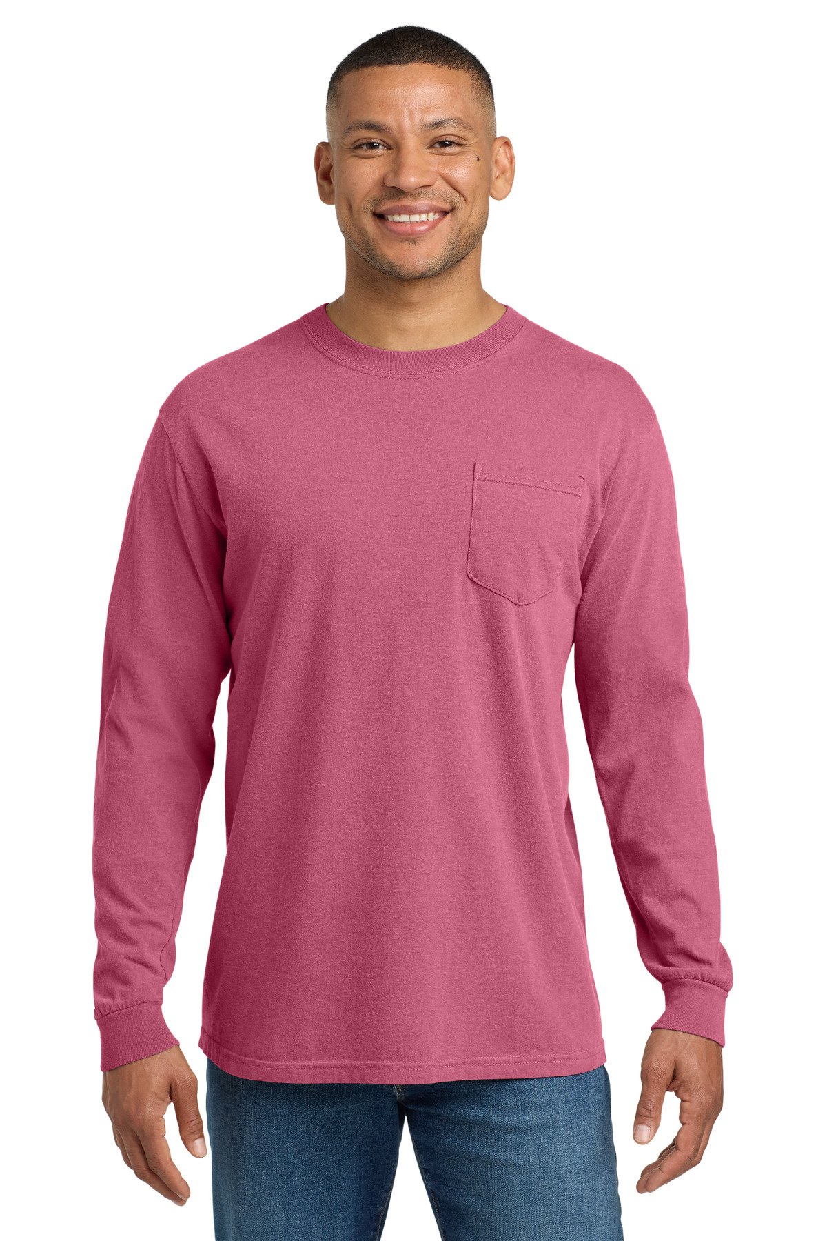 COMFORT COLORS ® Heavyweight Ring Spun Long Sleeve Pocket Tee. 4410 - Image 24