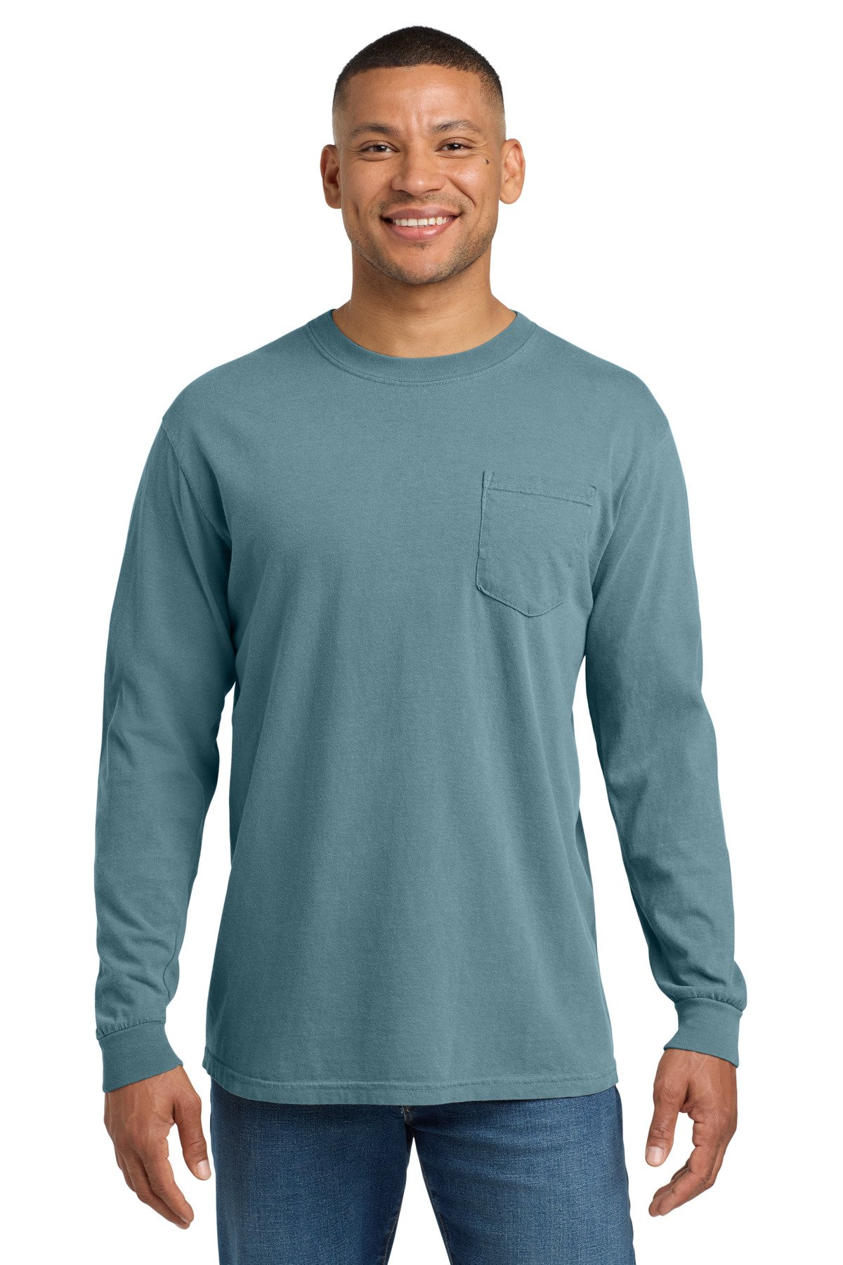 COMFORT COLORS ® Heavyweight Ring Spun Long Sleeve Pocket Tee. 4410 - Image 18
