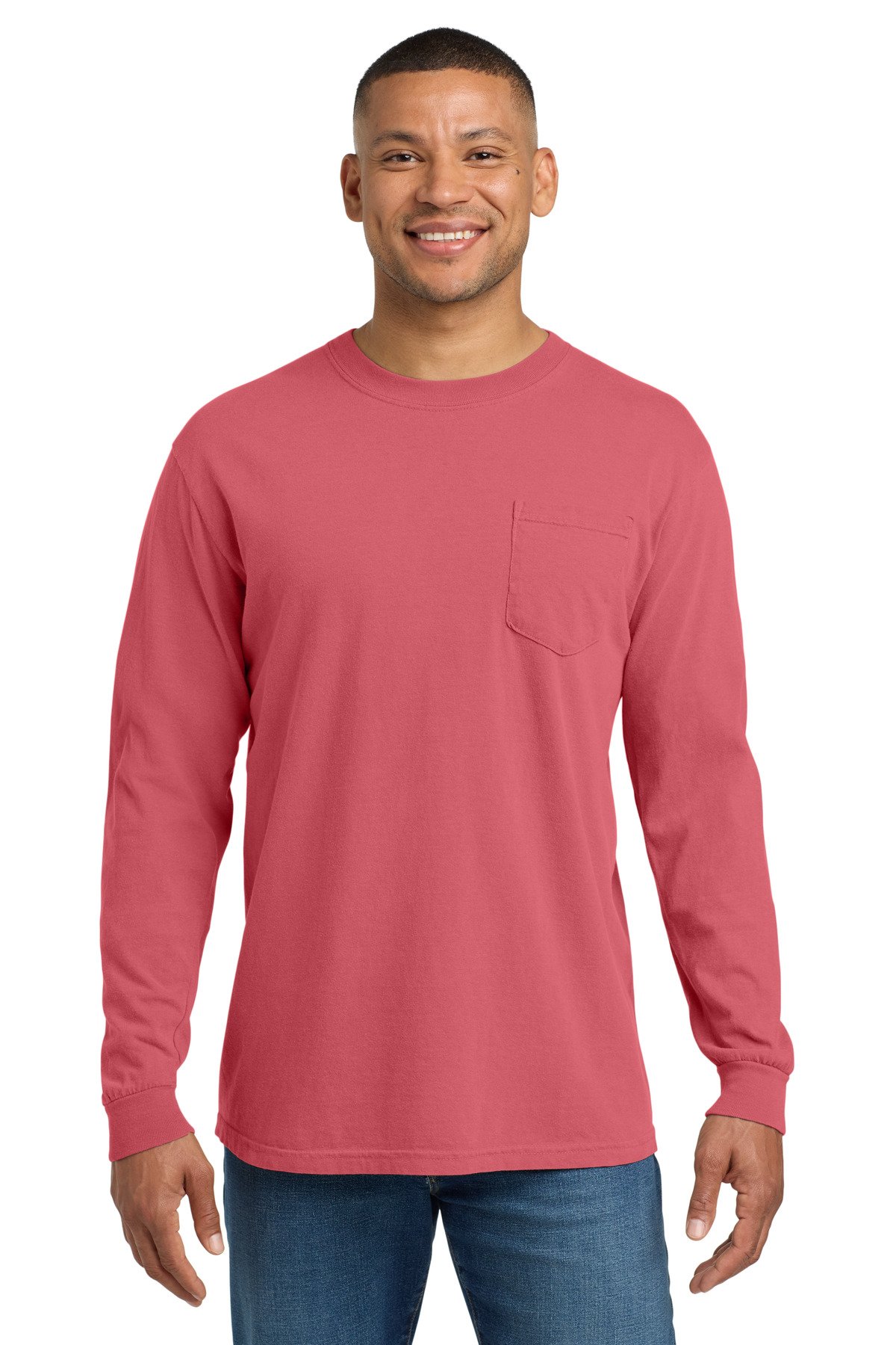 COMFORT COLORS ® Heavyweight Ring Spun Long Sleeve Pocket Tee. 4410 - Image 19
