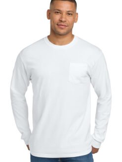 COMFORT COLORS ® Heavyweight Ring Spun Long Sleeve Pocket Tee. 4410