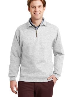Jerzees ® Super Sweats ® NuBlend ® - 1/4-Zip Sweatshirt with Cadet Collar. 4528M