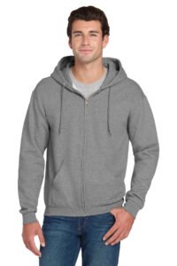 Alternative view of Jerzees ®  Super Sweats ®  NuBlend ®  - Full-Zip Hooded Sweatshirt.  4999M