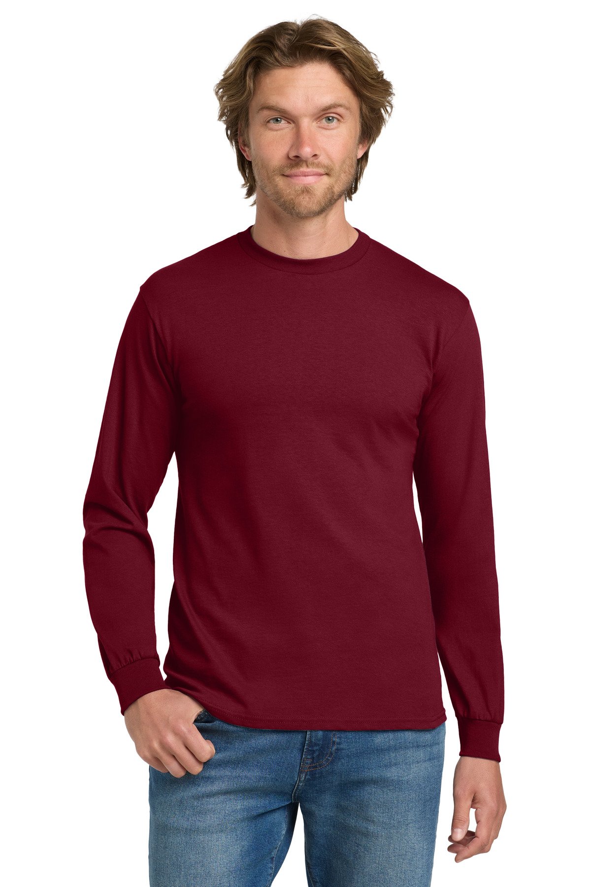 Gildan ® - Heavy Cotton 100% Cotton Long Sleeve T-Shirt. 5400 - Image 20