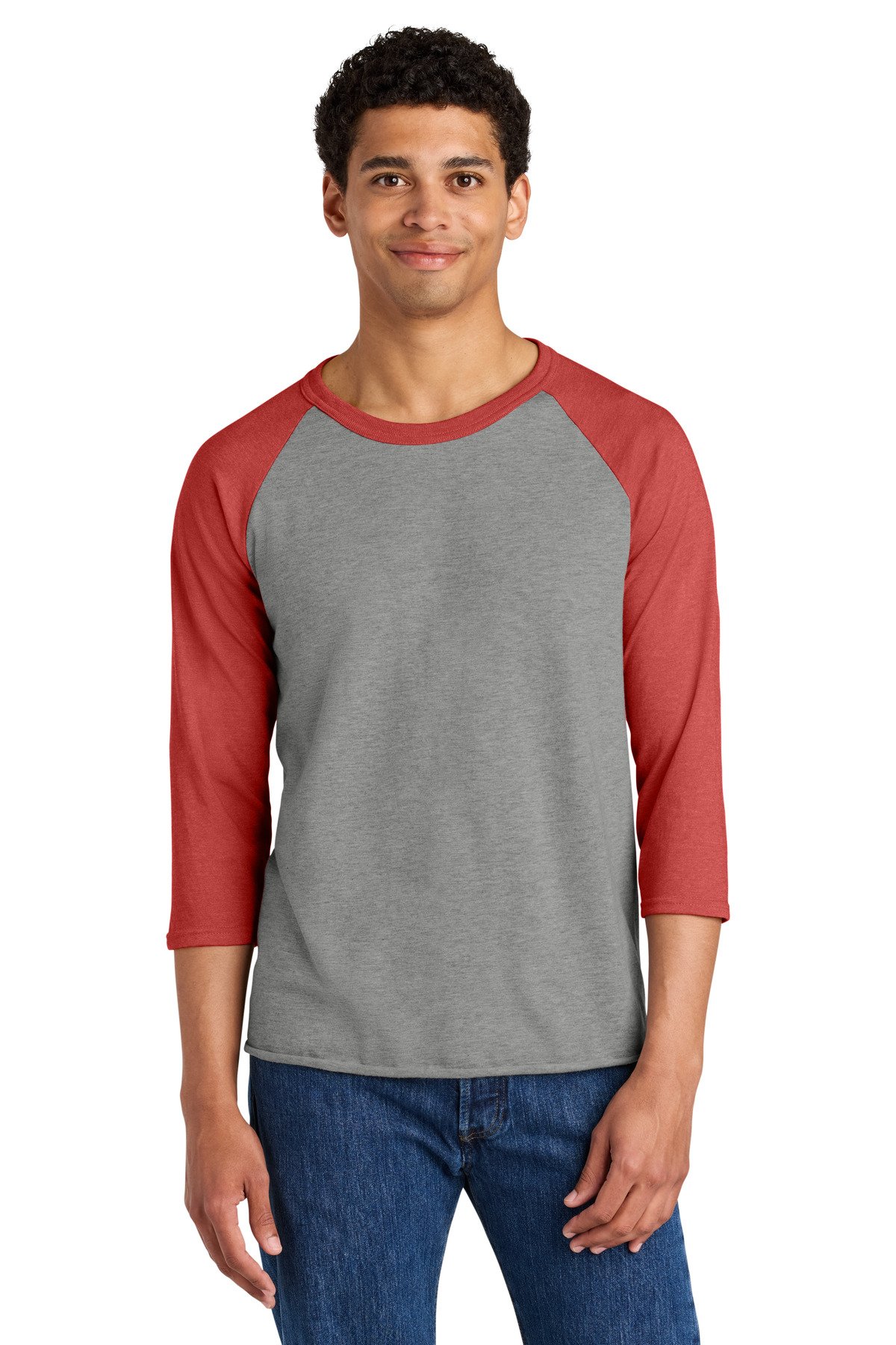 Jerzees ® Unisex Premium Blend Combed Ring Spun 3/4-Sleeve Raglan 560R - Image 2