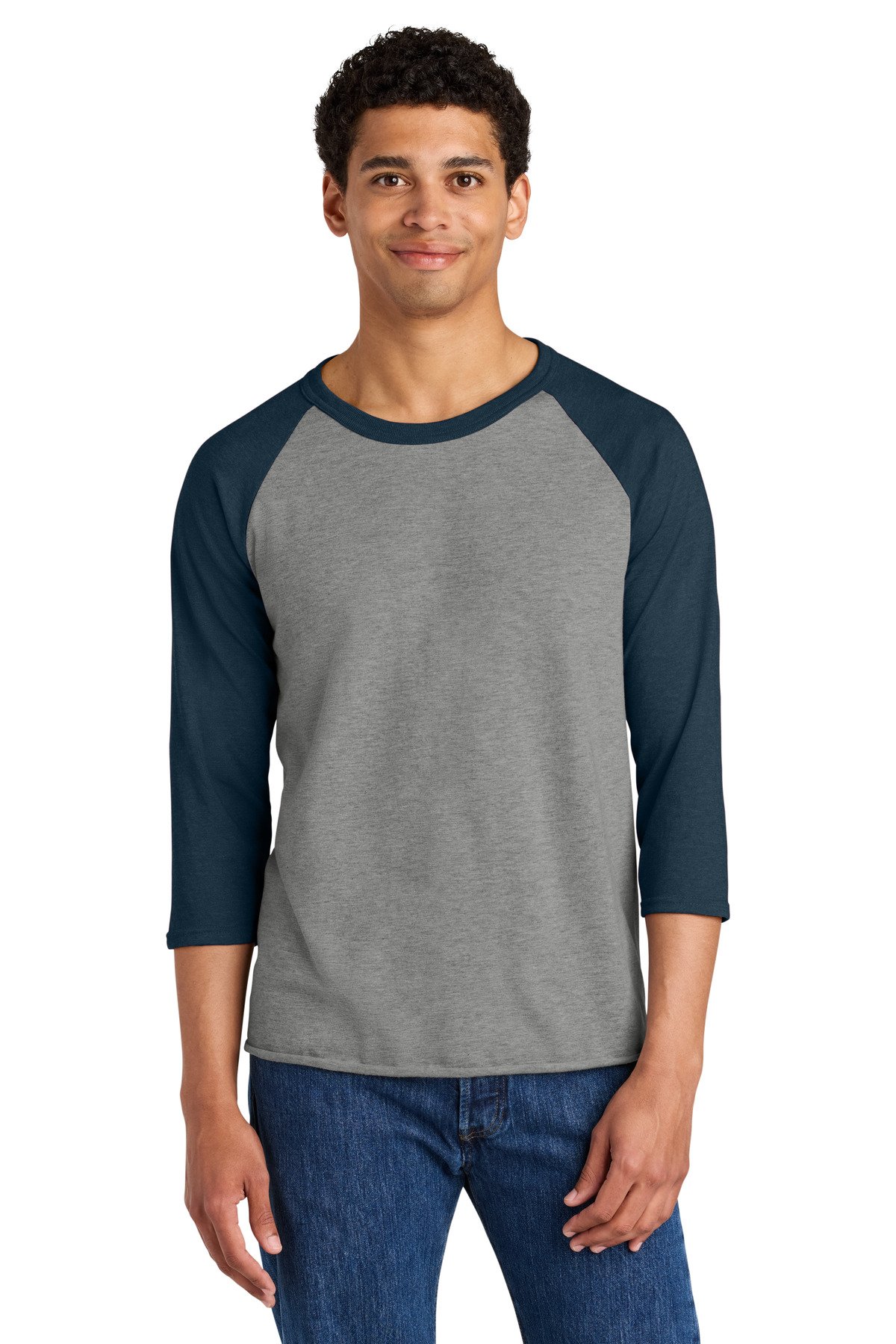 Jerzees ® Unisex Premium Blend Combed Ring Spun 3/4-Sleeve Raglan 560R - Image 3