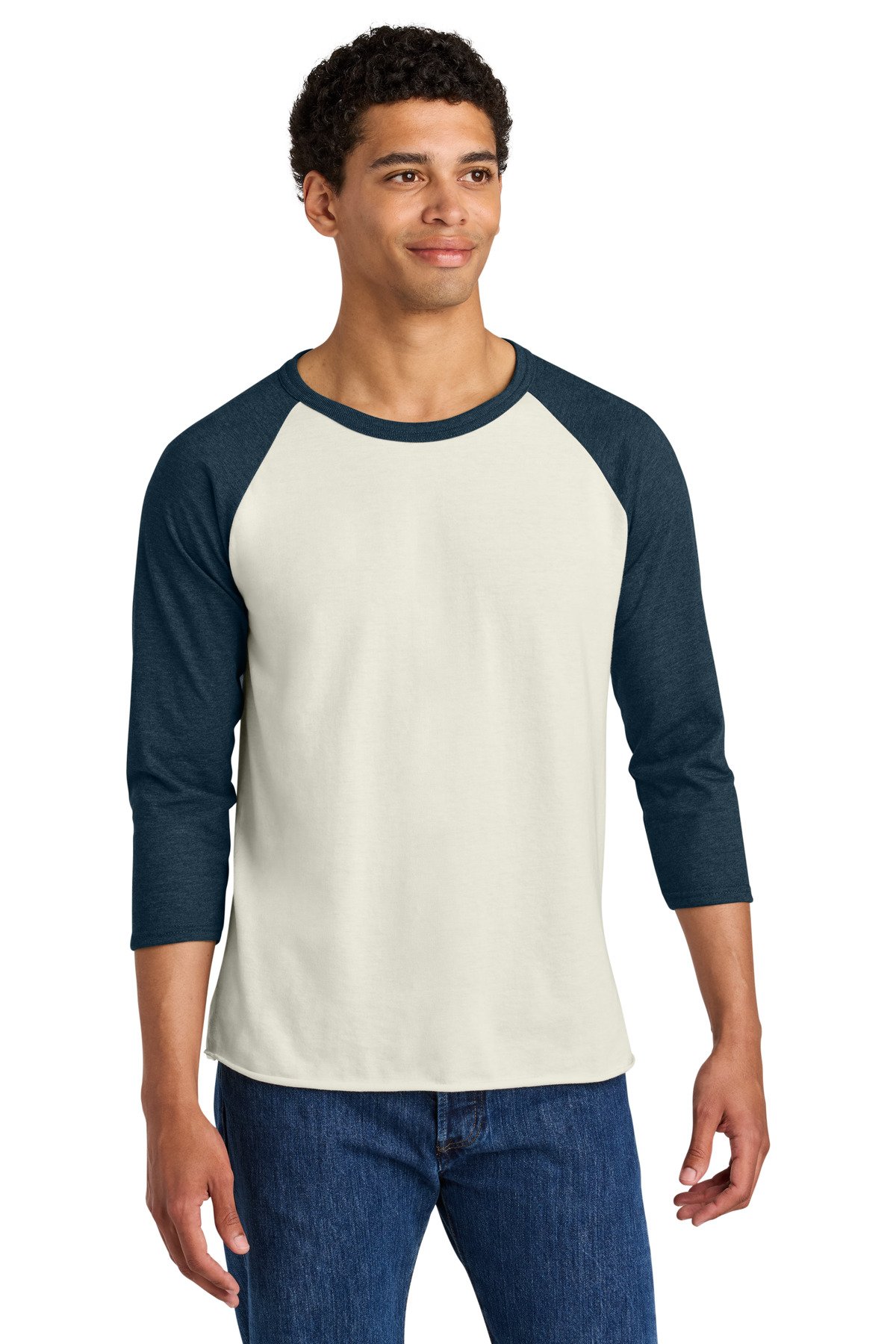 Jerzees ® Unisex Premium Blend Combed Ring Spun 3/4-Sleeve Raglan 560R - Image 7