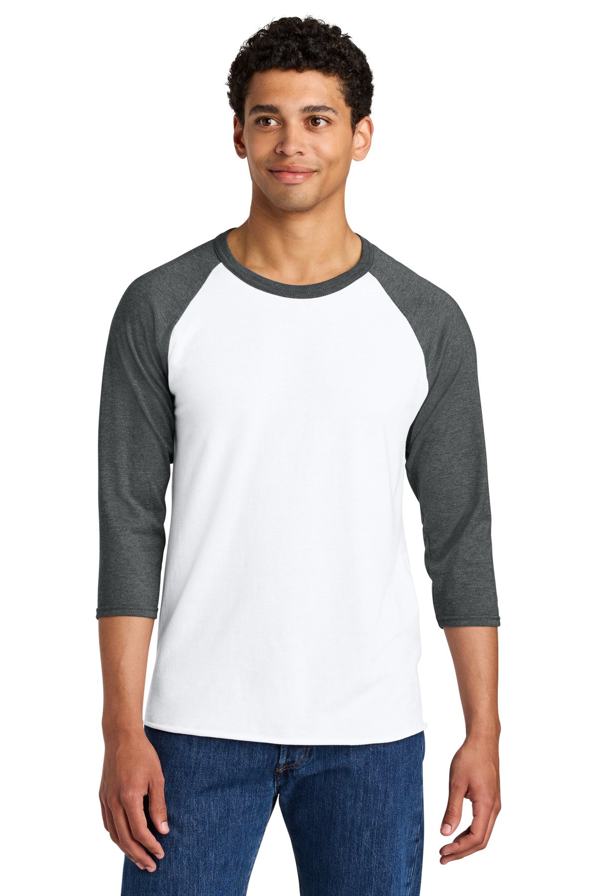 Jerzees ® Unisex Premium Blend Combed Ring Spun 3/4-Sleeve Raglan 560R - Image 10