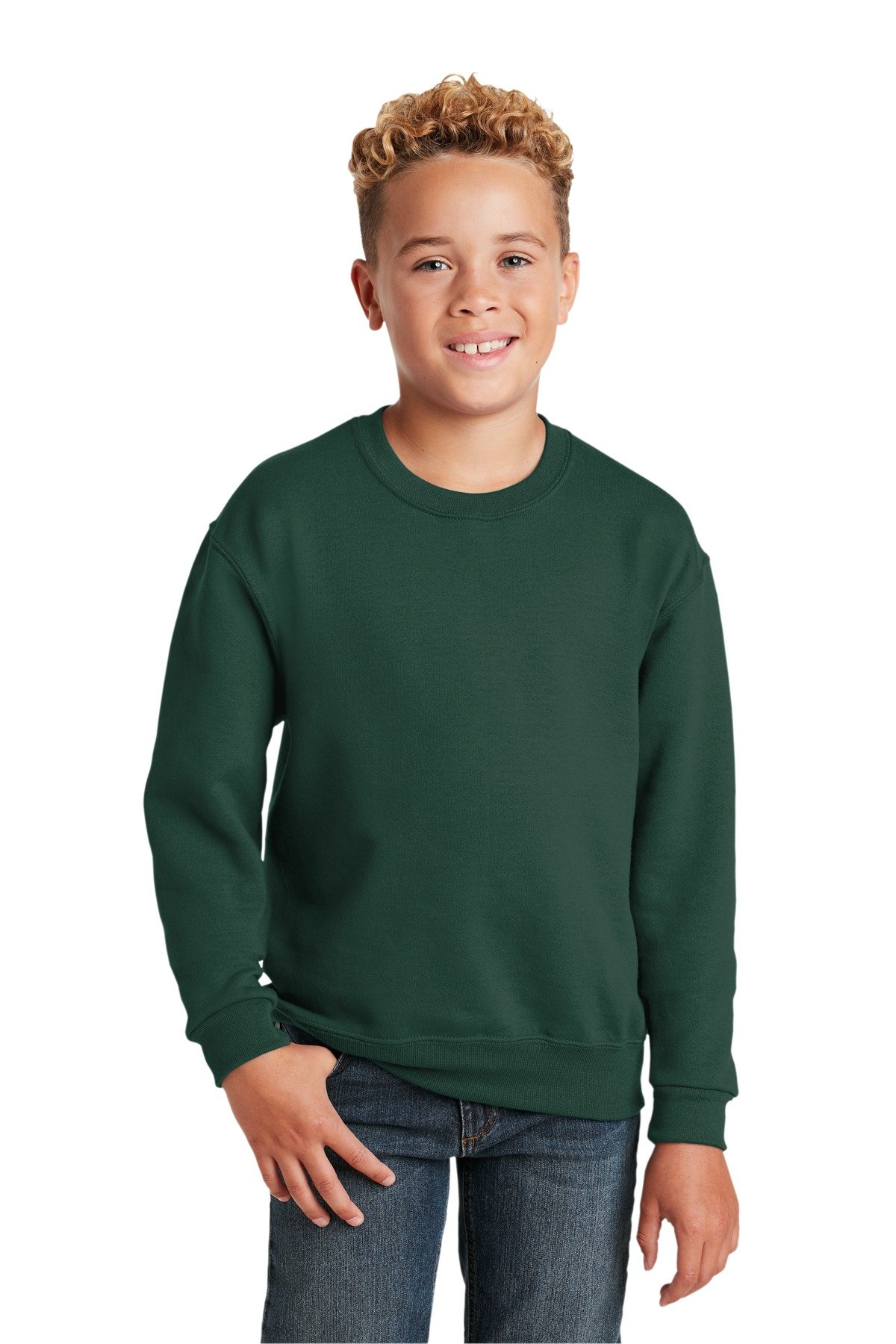 Jerzees ® - Youth NuBlend ® Crewneck Sweatshirt. 562B - Image 7