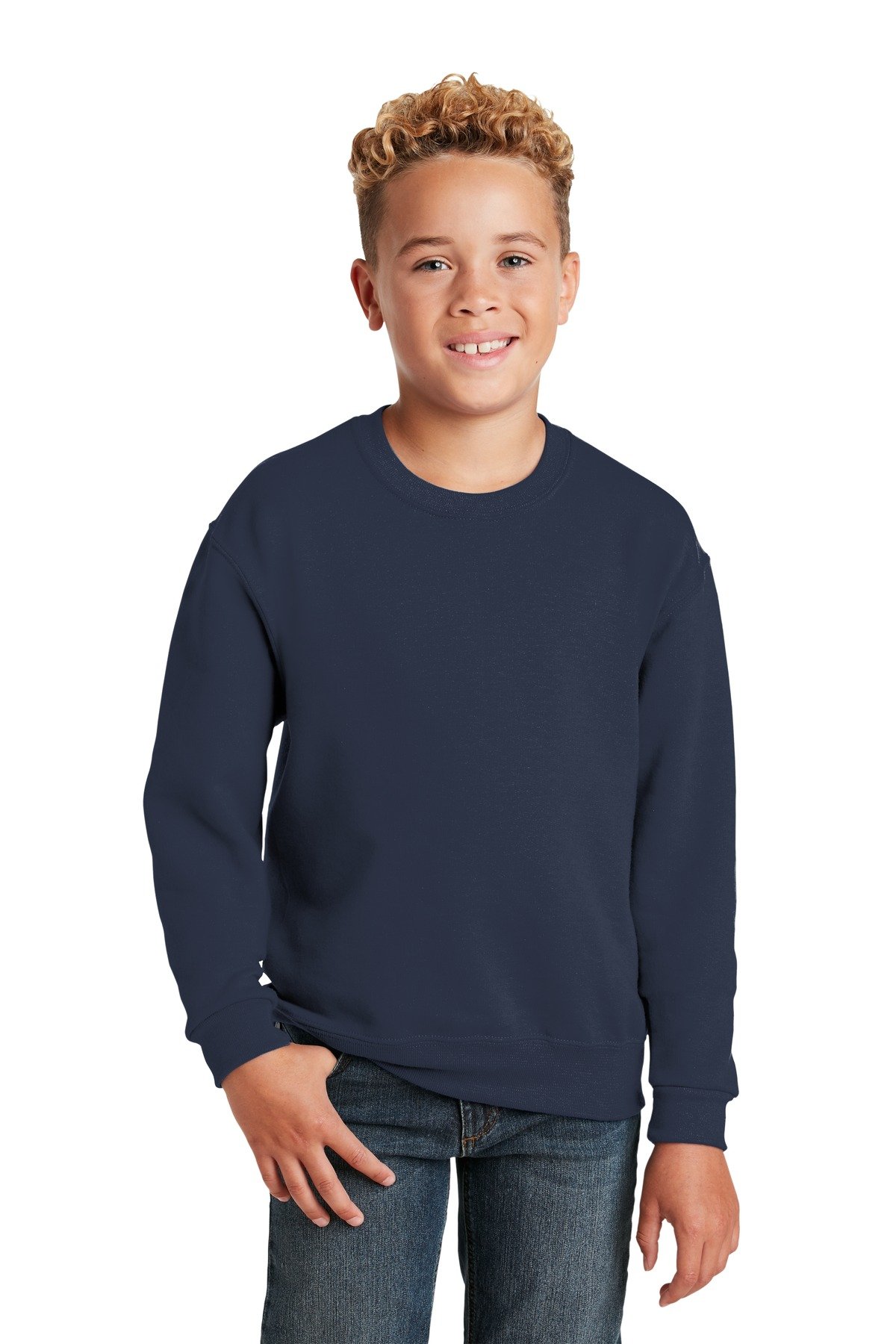 Jerzees ® - Youth NuBlend ® Crewneck Sweatshirt. 562B - Image 10