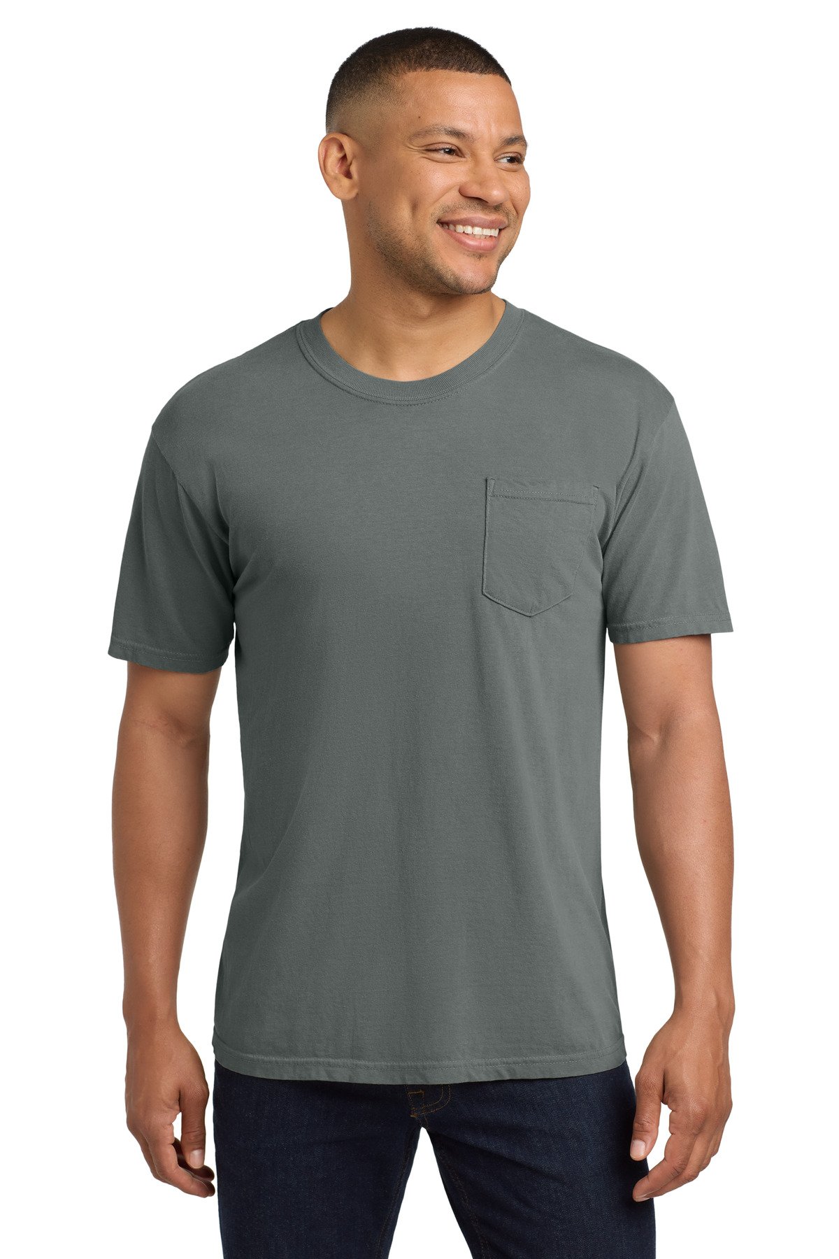 COMFORT COLORS ® Heavyweight Ring Spun Pocket Tee. 6030 - Image 2