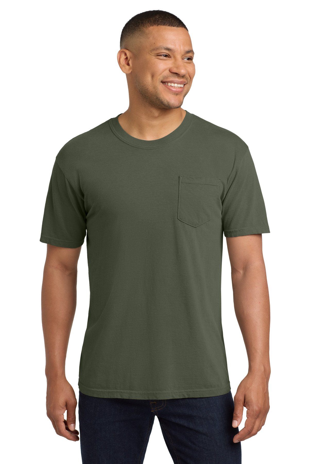 COMFORT COLORS ® Heavyweight Ring Spun Pocket Tee. 6030 - Image 50