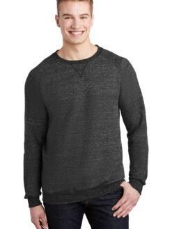 Jerzees ® Snow Heather French Terry Raglan Crew 91M