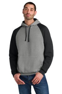 Alternative view of Jerzees ®  Unisex NuBlend ®  Colorblock Raglan Hoodie Sweatshirt 96C
