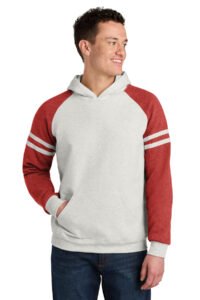 Alternative view of Jerzees ®  Unisex NuBlend ®  Varsity Colorblock Hooded Sweatshirt 97C