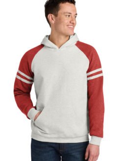 Alternative view of Jerzees ®  Unisex NuBlend ®  Varsity Colorblock Hooded Sweatshirt 97C