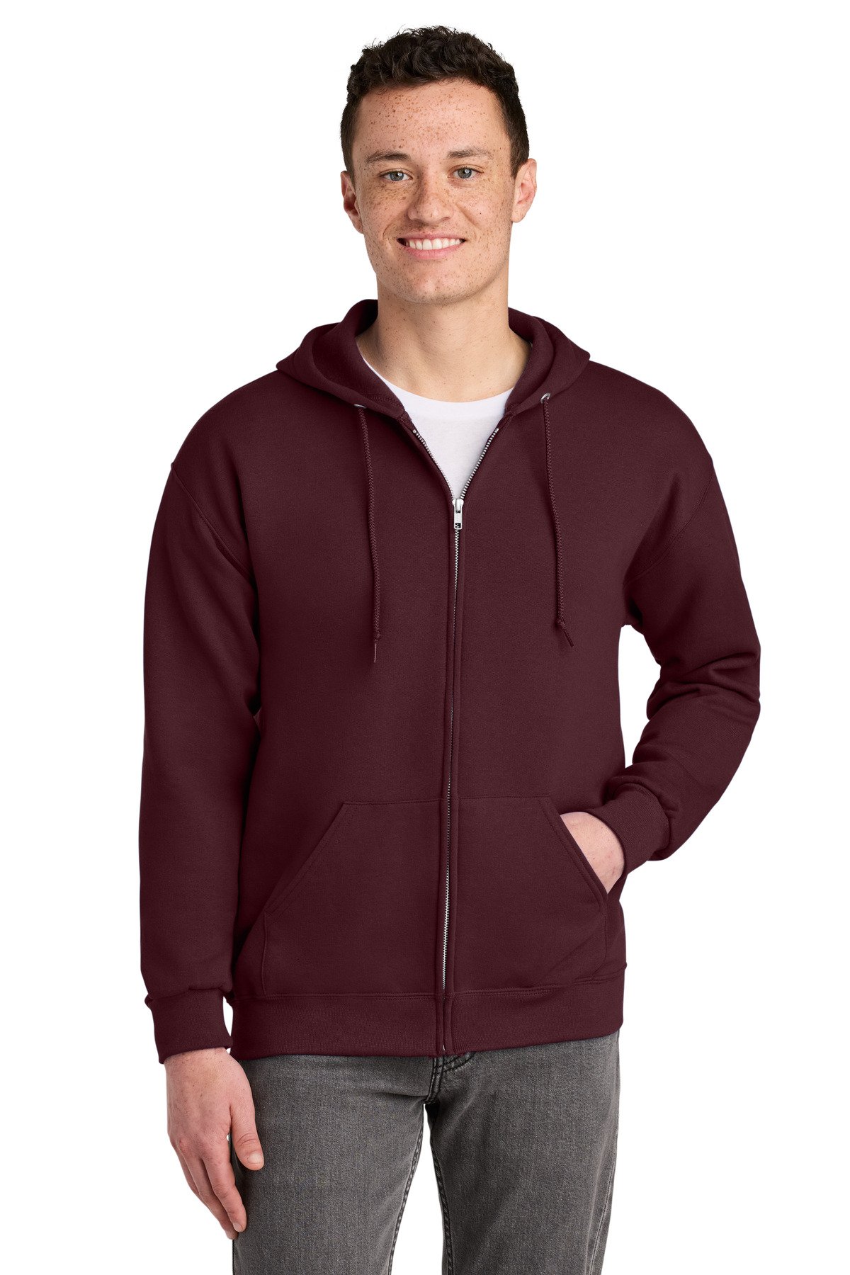 Jerzees ® - NuBlend ® Full-Zip Hooded Sweatshirt. 993M - Image 5