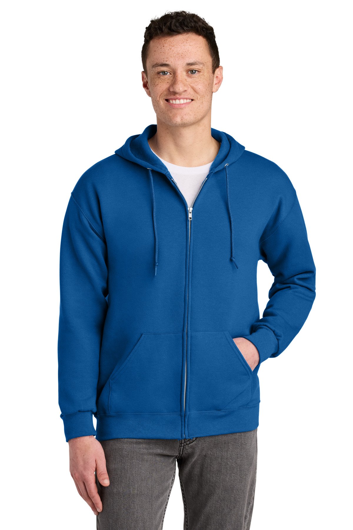 Jerzees ® - NuBlend ® Full-Zip Hooded Sweatshirt. 993M - Image 7