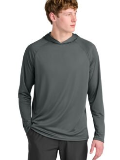 Alternative view of A4 Cooling Performance Long Sleeve Hooded Tee A4N3409