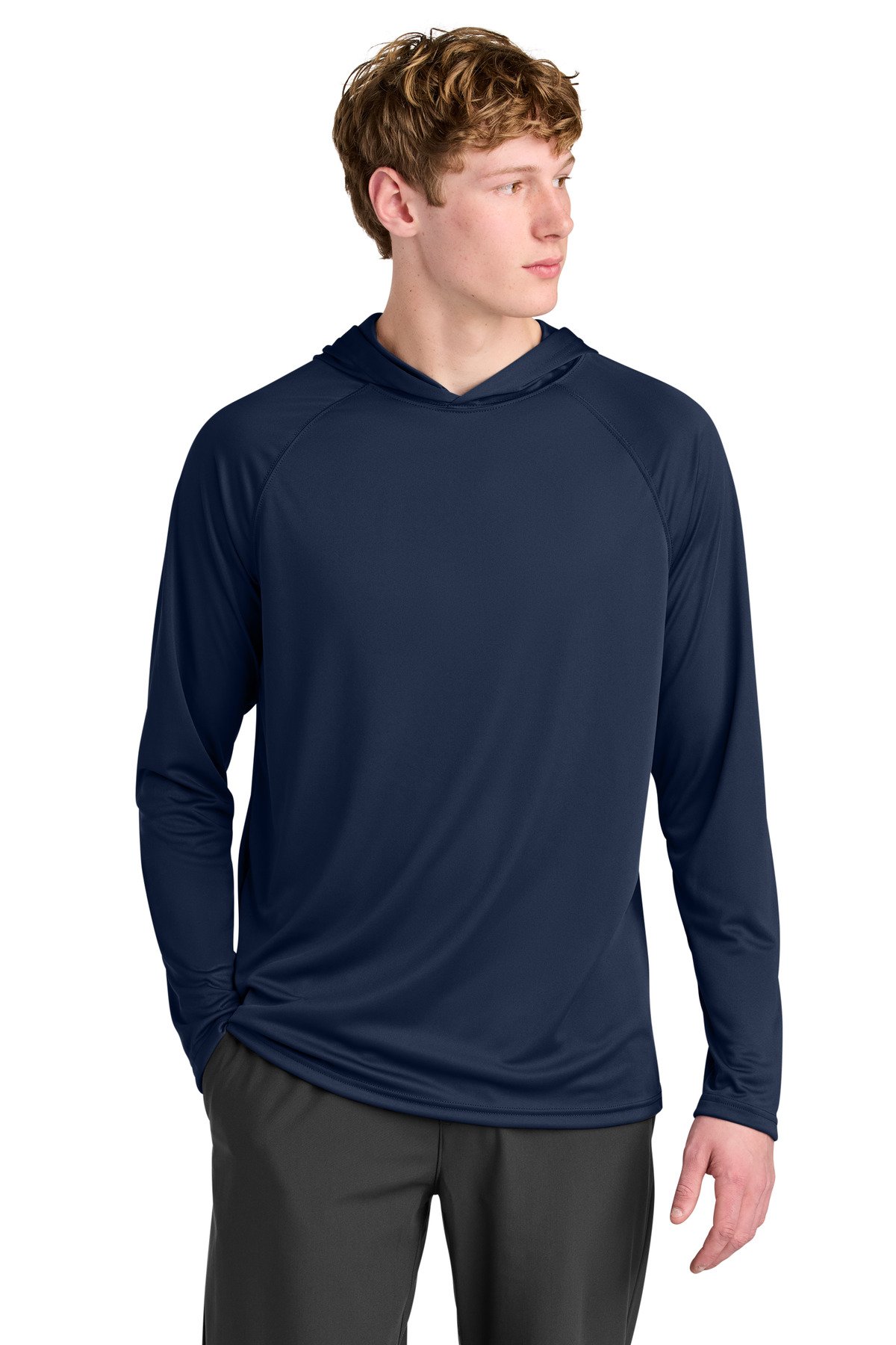A4 Cooling Performance Long Sleeve Hooded Tee A4N3409 - Image 3