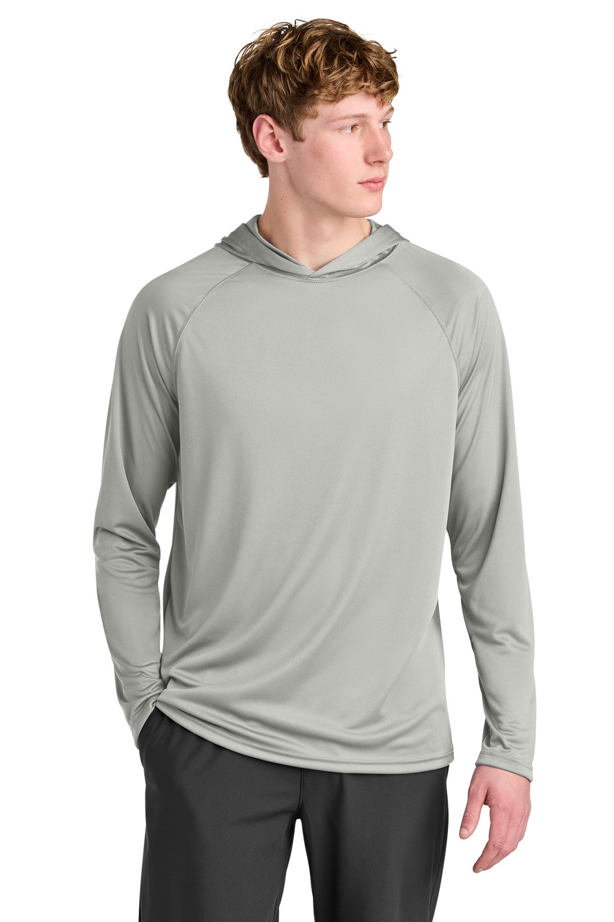 A4 Cooling Performance Long Sleeve Hooded Tee A4N3409 - Image 8