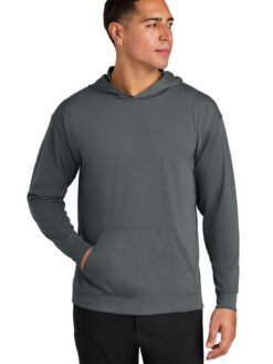 Alternative view of A4 Softek Long Sleeve Hooded Tee A4N3528